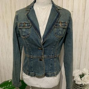 Jean Jacket Sz Medium Business Style
